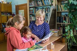 Ирина Бурнышева, библиотекарь межпоселенческой библиотеки с юными читателями